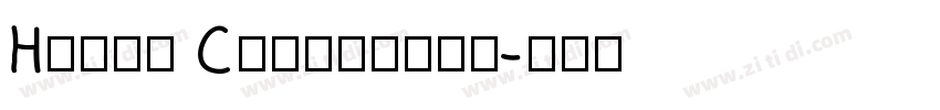 Heavy Condensed字体转换
